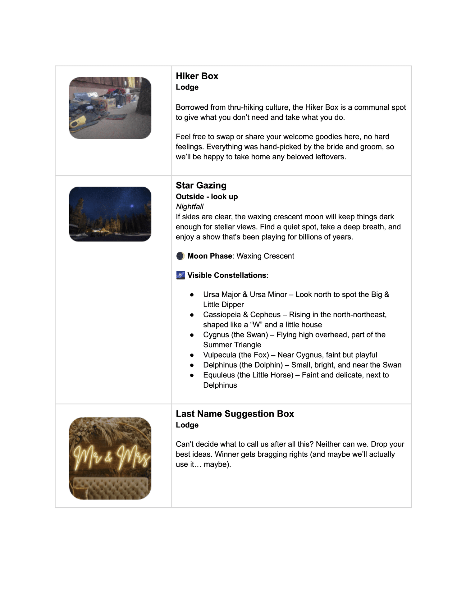 Slawstinbury Event Guide