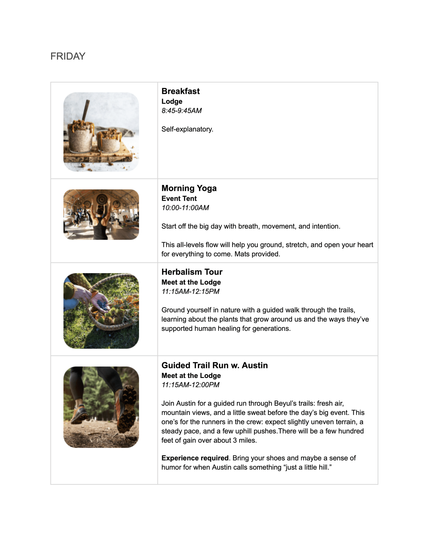 Slawstinbury Event Guide