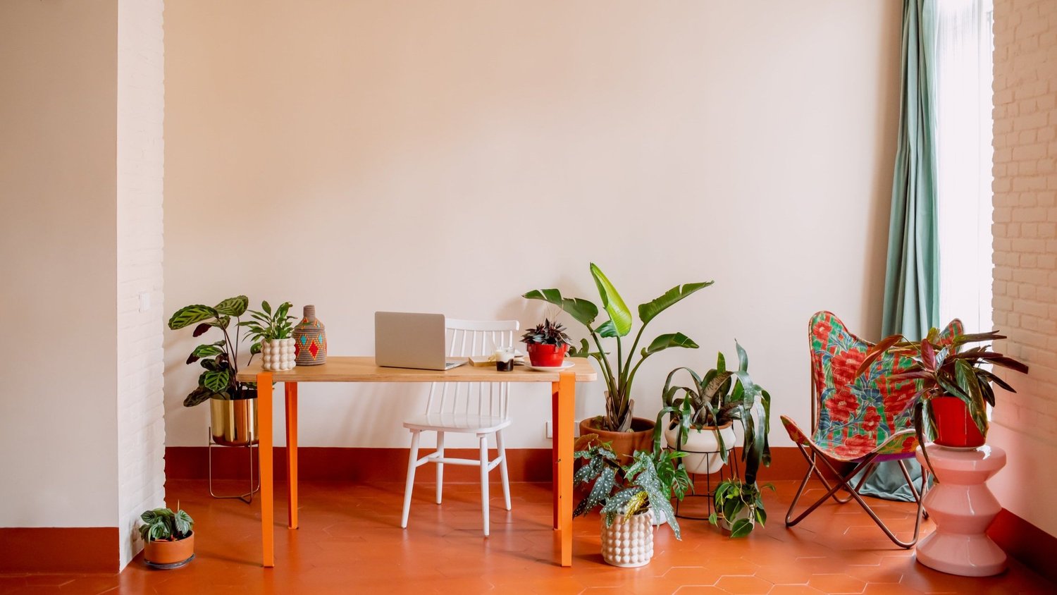 Colorful home office